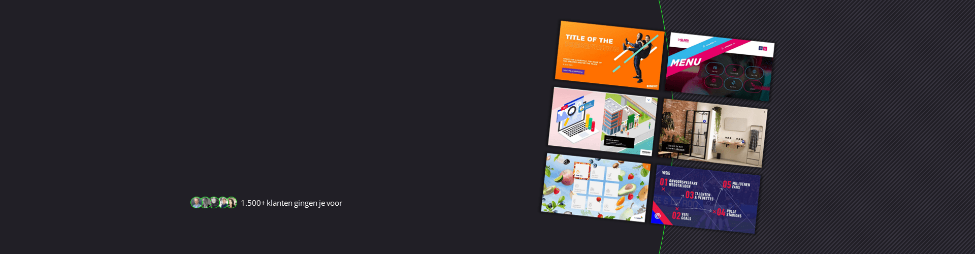 Homepagina PPT Solutions websitebanner inspirerende PowerPoint presentaties