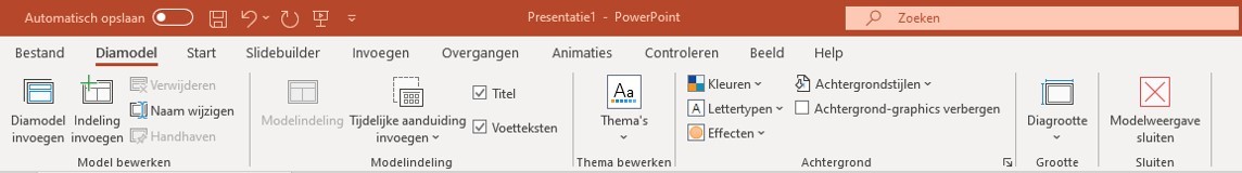 PowerPoint master slide